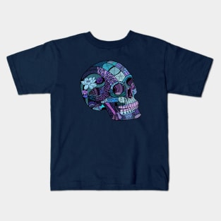 Blue Skull Kids T-Shirt